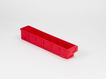 Bac tiroir plastique 50x9x8 cm ROUGE (par pièce)