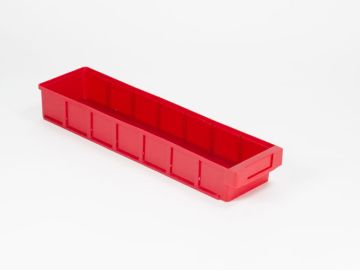 Bac tiroir plastique 600x152x83 rouge (par pièce)