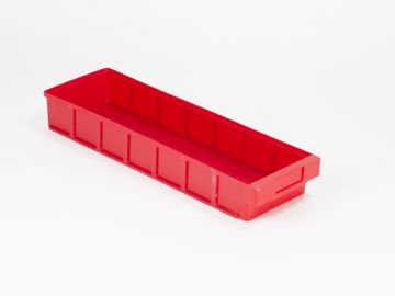 Bac tiroir plastique 60x19x8 cm ROUGE (par pièce)