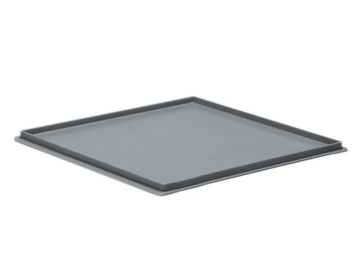 Couvercle bac plastique carré 40x40 cm à poser