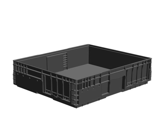 DC-MLT Automotive bak, 600x500x147mm, donkergrijs