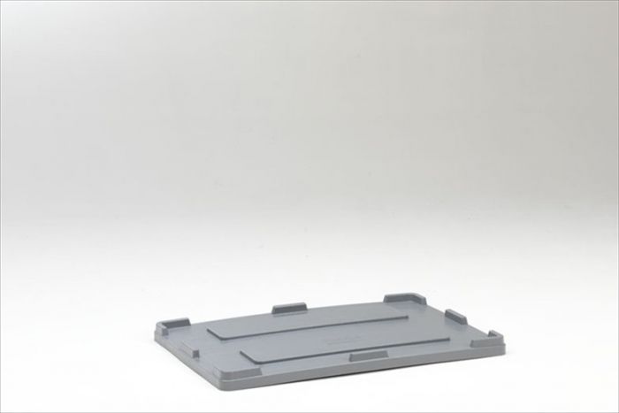 Couvercle caisse palette 120x80 cm charge lourde GRIS