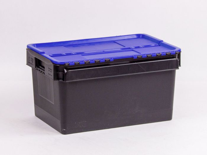 E-line Heavy Duty Distribox 52 l. 600x400x320 mm black/blue