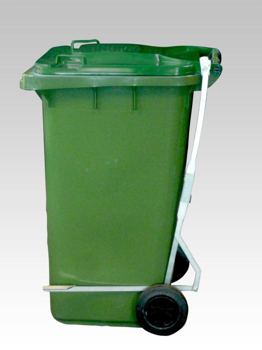 Pédale d'ouverture pour conteneur poubelle 140L amovible