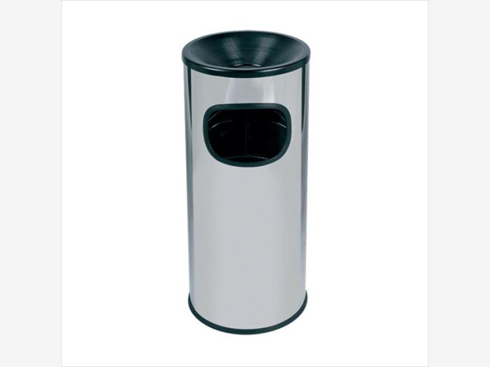 Standing Ashtray 30 l. ø250x650 mm mirror stainless steel