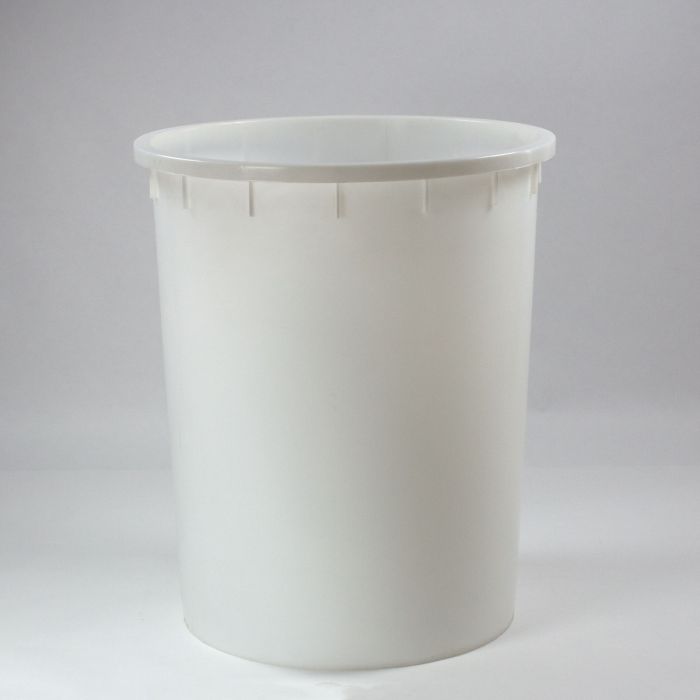 Plastic Round Container 300 L, ø760x890 mm, white