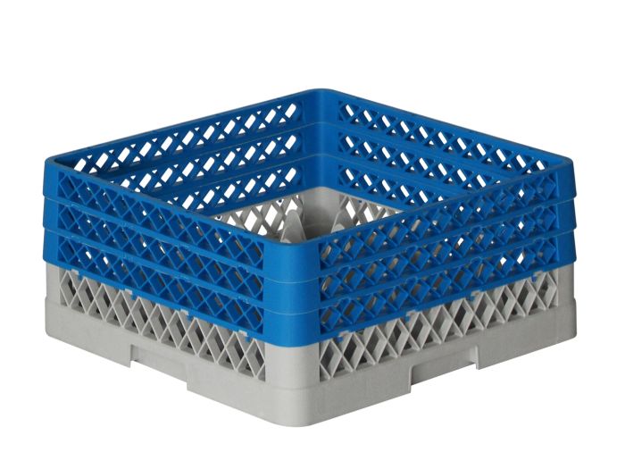 Casier lave-vaisselle 500x500x220 mm avec 25 compartiments ø90 (par pièce)