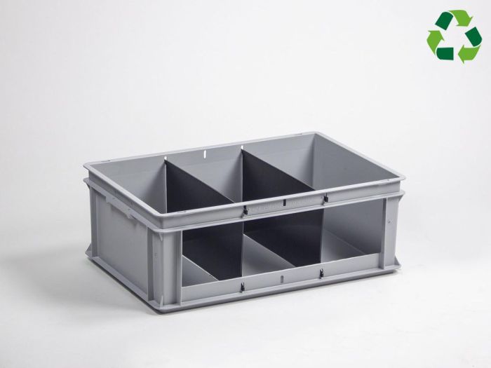 Stapelbare zwaarlast magazijnbak 40 liter