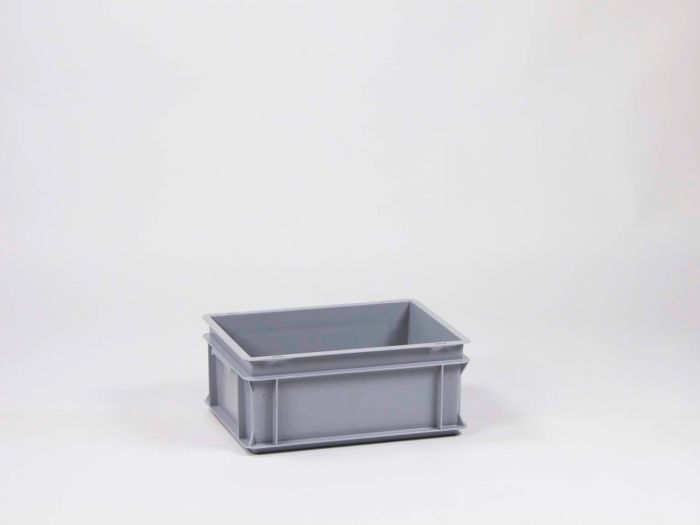 Bac gerbable norme Europe alimentaire 400x300x170 mm 15L Normbox GRIS