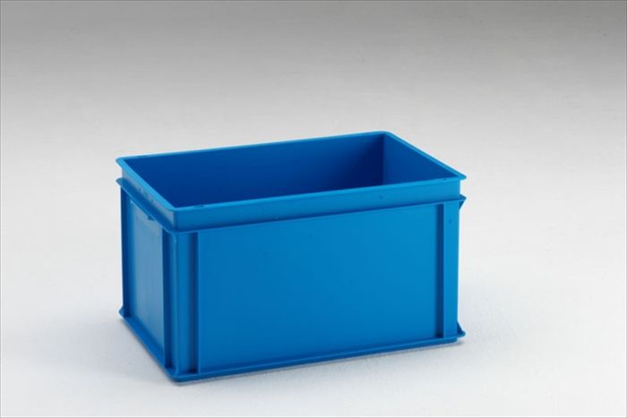 Bac gerbable norme Europe alimentaire 600x400x325 mm 60L Normbox BLEU