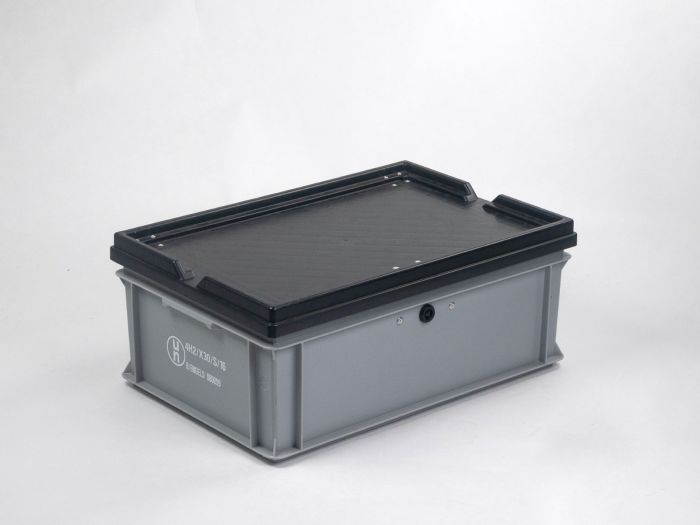 Kunststof kist 600x400x235 mm, UN-gecertificeerd