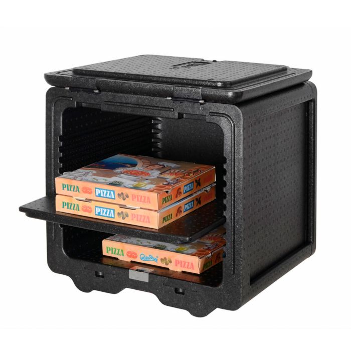 Boîte isotherme à ouverture frontale pizza, 100L