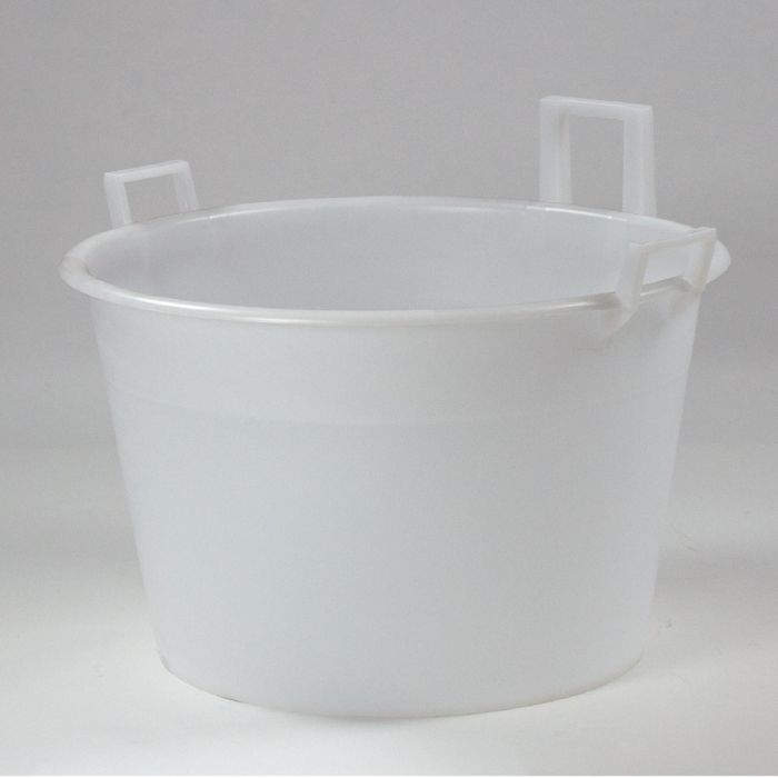 Plastic round container 160 l. ø700x545 mm white
