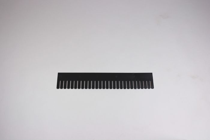 Vakverdelingsstrip 555x100x5 mm, zwart