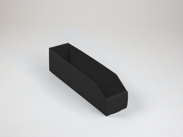 Bac à bec polypropylène alvéolaire 380x90x105 mm NOIR 25 pièces
