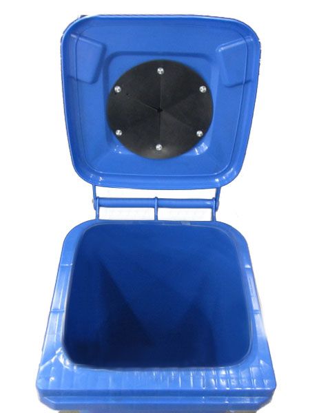 Conteneur poubelle verre 240 litres avec serrure triangulaire (par pièce)