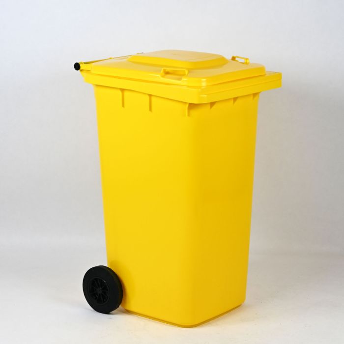 Miniconantainer 240 liter geel