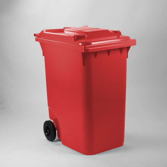 Poubelle 360 litres ROUGE