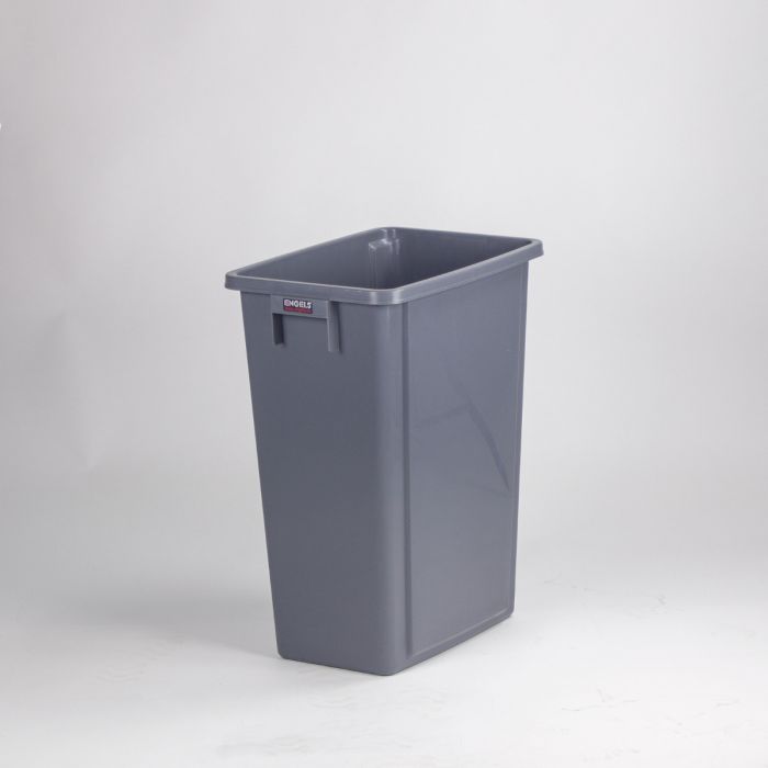 Afvalbak 460x320x580 mm 60 liter, zonder deksel grijs