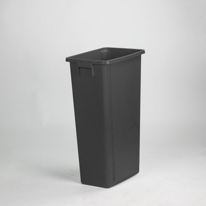 Waste bin 80 L 460x320x762 mm without lid black
