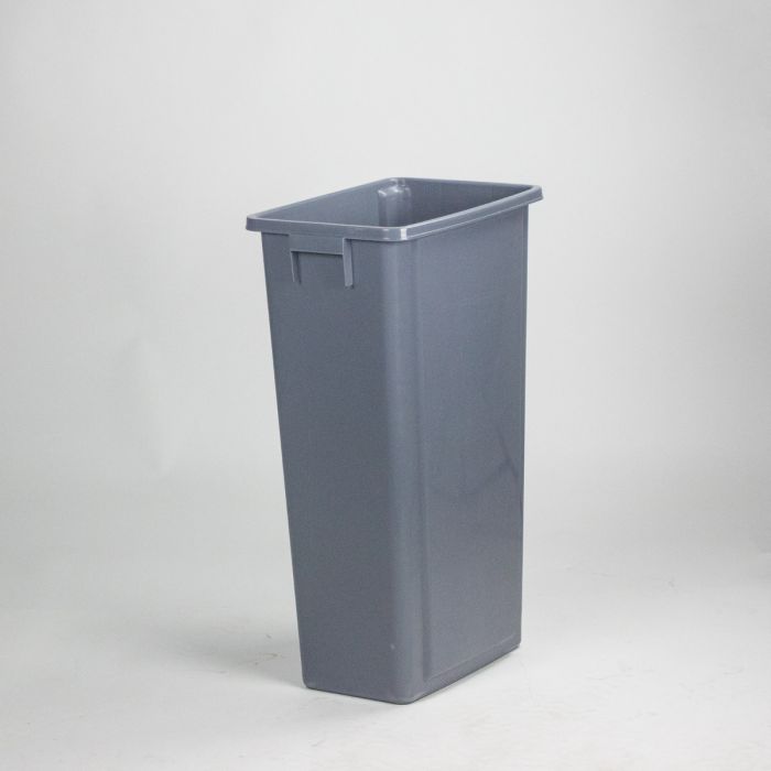 Poubelle tri sélectif collective entreprise 80L 460x320x762 mm GRISE