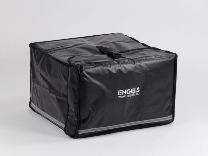 Caisson de livraison vélo isotherme pizza 64 litres 53x53xh35 cm