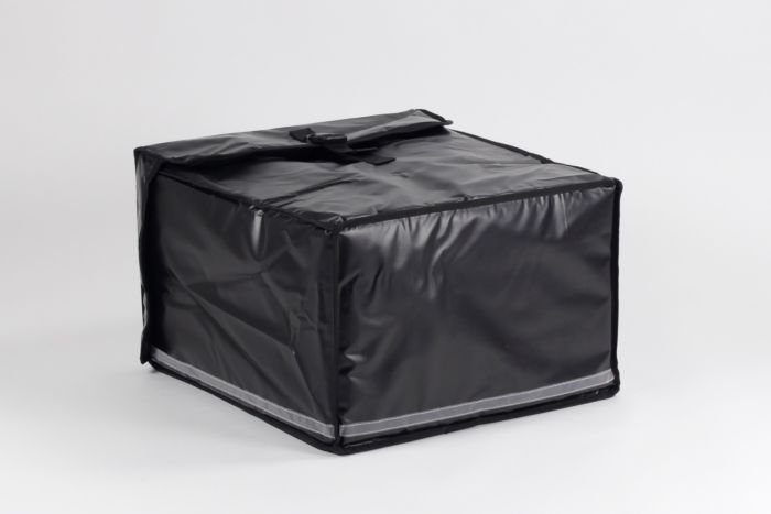 Geïsoleerde maaltijd bezorgtas, frontloader model 64L