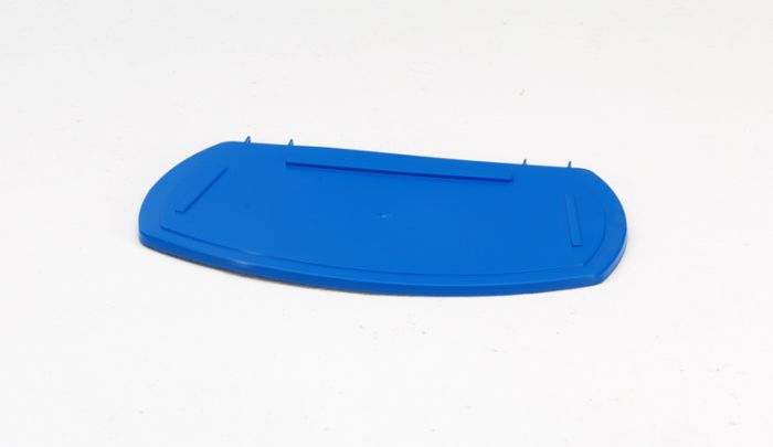 Scharnierdeksel voor Design inzamelkorf, blauw