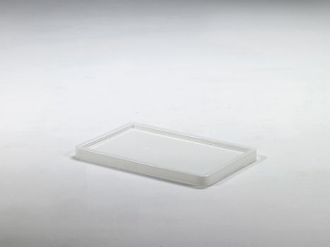 Couvercle à poser pour bac alimentaire 660x450mm blanc