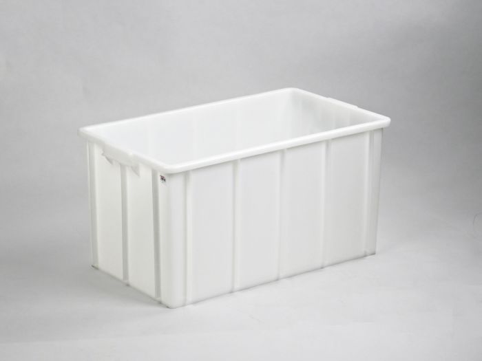 Stackable hygiene bin 740x440x400 mm 100L white