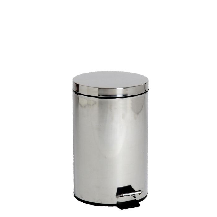 Poubelle salle de bain inox 12 litres (par pièce)