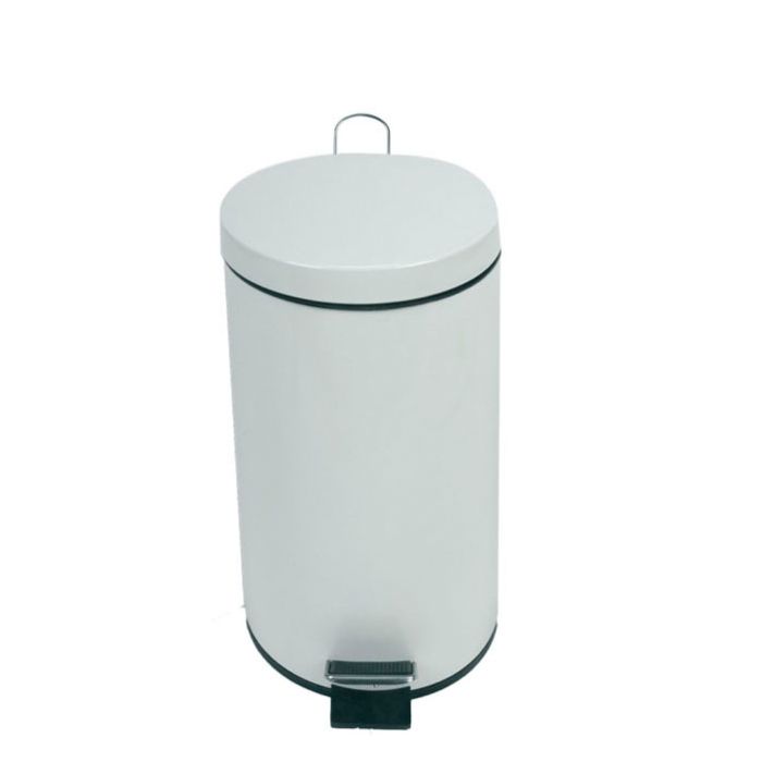 RVS pedaalemmer, 292x445 mm 20 l. wit