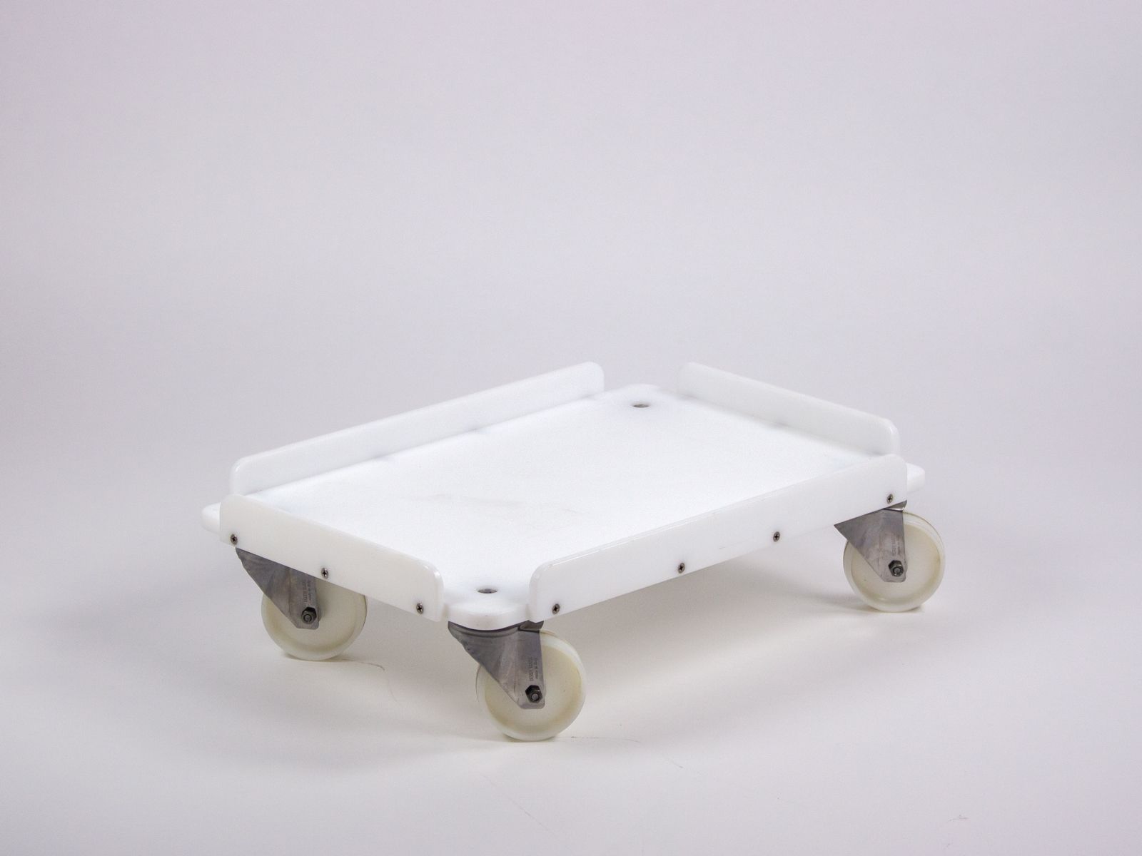 Karton EU Transportroller für Boxen 60 x 40 cm mit 2 Bremsen und 4 Lenkrollen Rollwagen Euroboxen Eurobehälter, Grün, 50 kg Tragfähigkeit, Karton Material, Plattformwagen, Hand Truck
