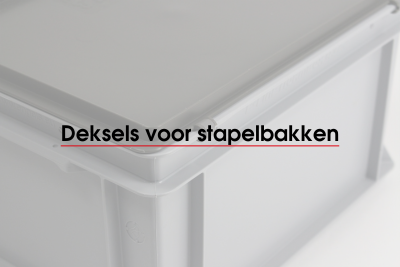 Kunststof bak met deksel Kunststof bak met deksel