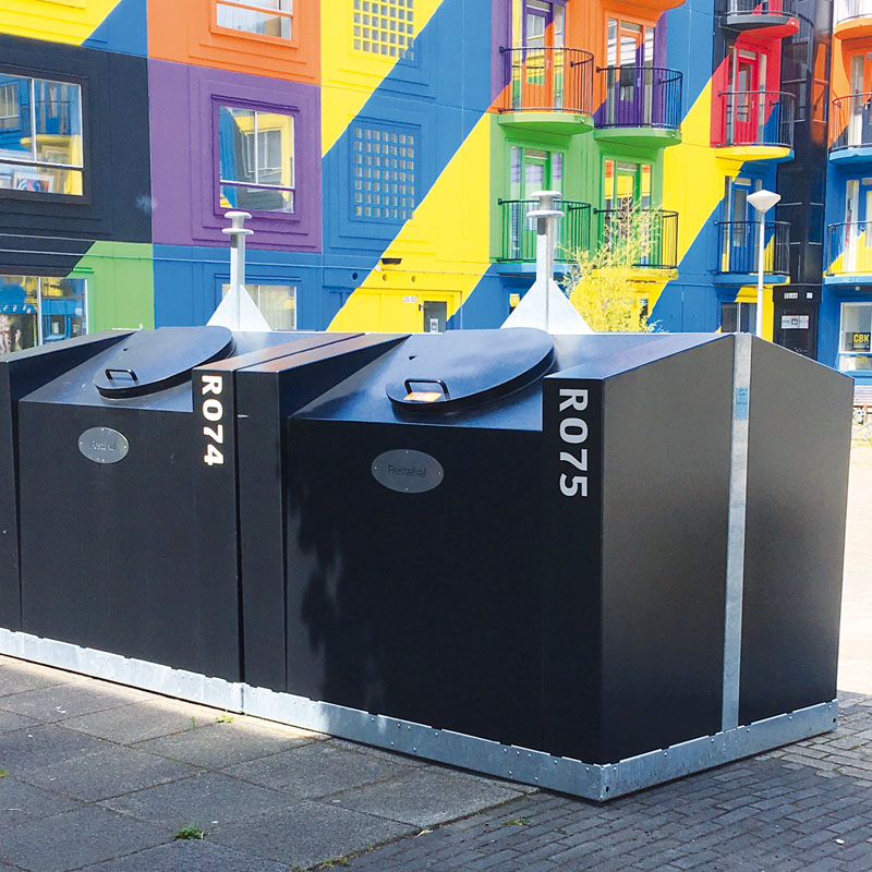 Conteneur de déchets résiduels Conteneur de déchets résiduels
