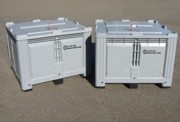 Palletboxen met deksel Palletboxen met deksel