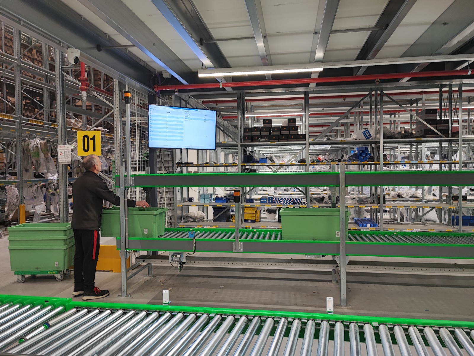 Kunststof bakken automatisch magazijn Kunststof bakken automatisch magazijn