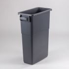 Ecosort kunststof afvalbak 590x275x750 mm, 70 ltr, donkergrijs