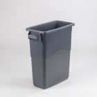 Ecosort kunststof afvalbak 590x275x630 mm, 58,5 ltr, donkergrijs