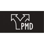 sticker tbv 2-wiel container tekst: PMD