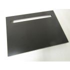 Gesloten bovenblad 400x300 mm zwart, sleuf