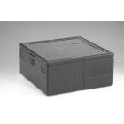 EPP Thermobox, Pizzabox, 665x665x310 mm, 92 ltr, met deksel, zwart