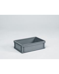 Bac gerbable norme Europe alimentaire 600x400x170 mm 30L E-line GRIS