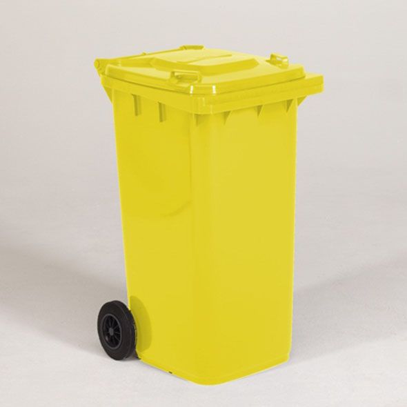 Conteneur Poubelle 240 Litres Jaune Engels
